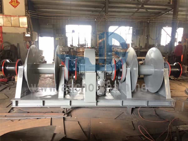 Hydraulinen Single Windlass Two Drum